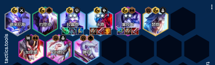 金铲铲之战六夜幽阵容怎么搭配