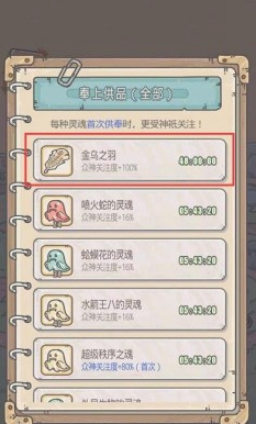 最强蜗牛金乌之羽供奉方法是什么