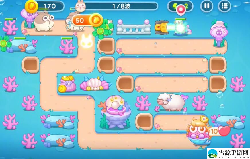 保卫萝卜4海的闺女第四十九关攻略是什么