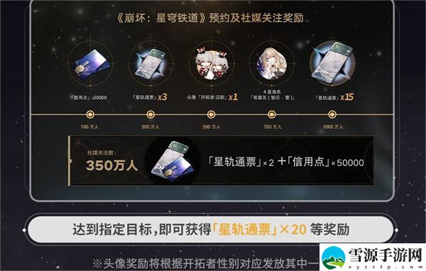 崩坏星穹铁道预约奖励有效期是多久 群星邀约预约奖励时间介绍