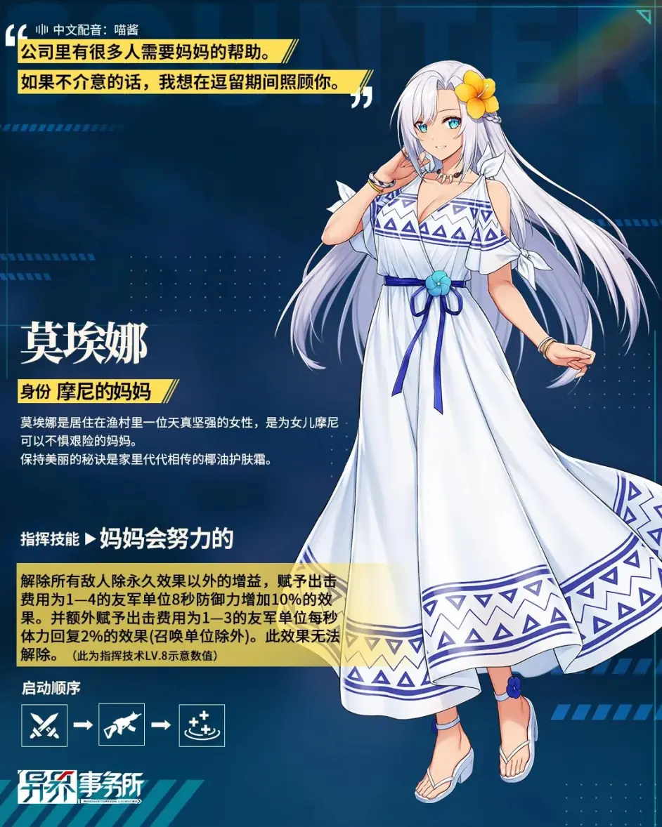 异界事务所机务员莫埃娜技能强度如何