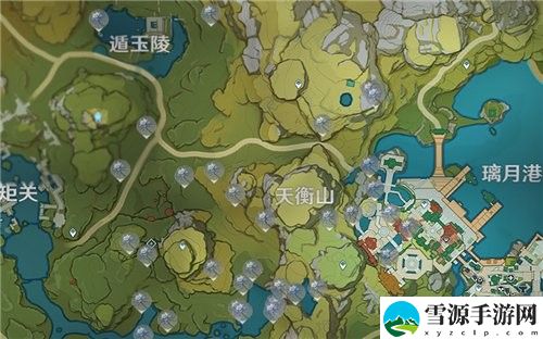 原神2.3琉璃百合位置分享