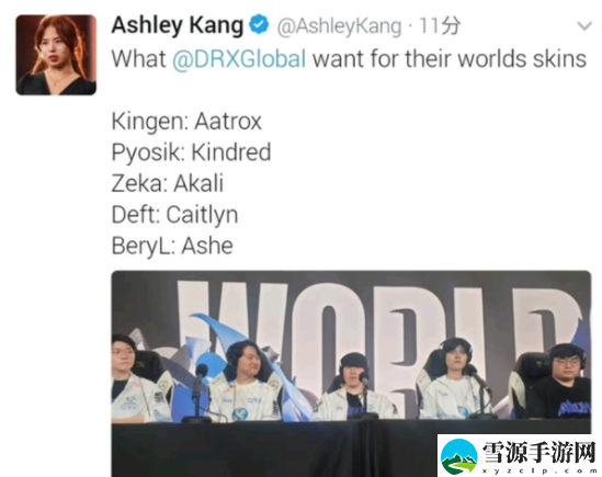 S12drx冠军皮肤是什么英雄