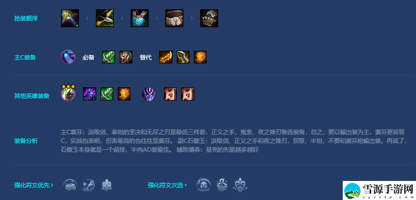 金铲铲之战s7.5玉龙赛芬阵容怎么搭配