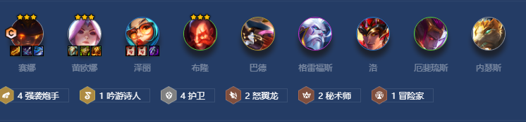 金铲铲之战s7.5怒翼炮手阵容怎么搭配