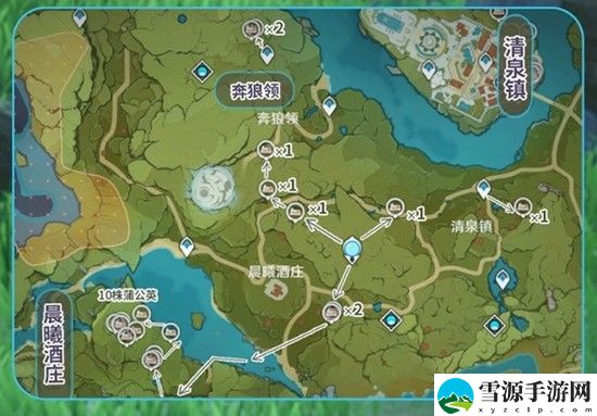原神蒲公英籽在哪
