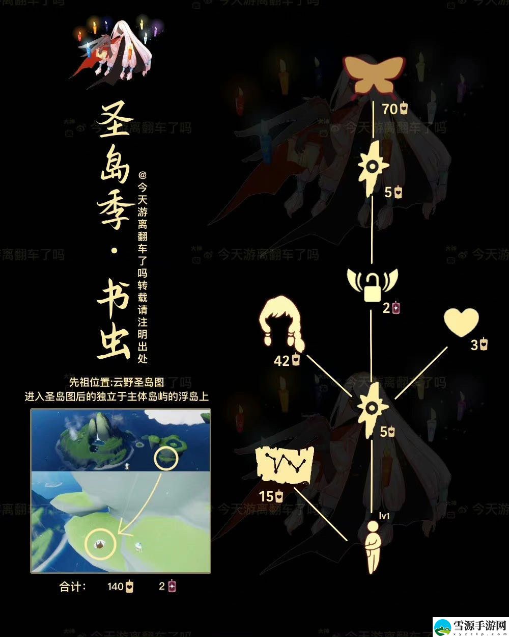 光遇书虫先祖位置在哪