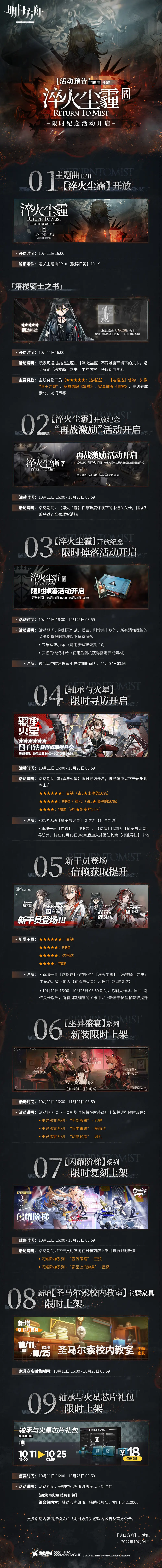 明日方舟淬火尘霾活动有什么奖励
