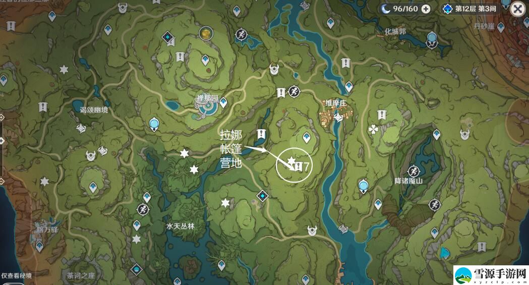 原神3.0须弥死域位置在哪