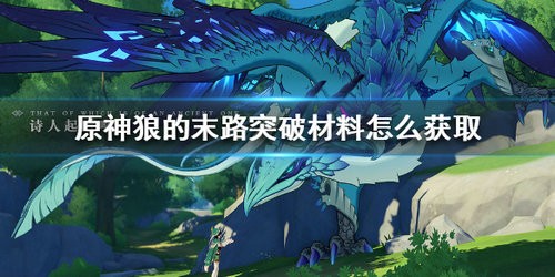 原神狼的末路突破材料怎么获取 原神狼的末路突破材料获取方法