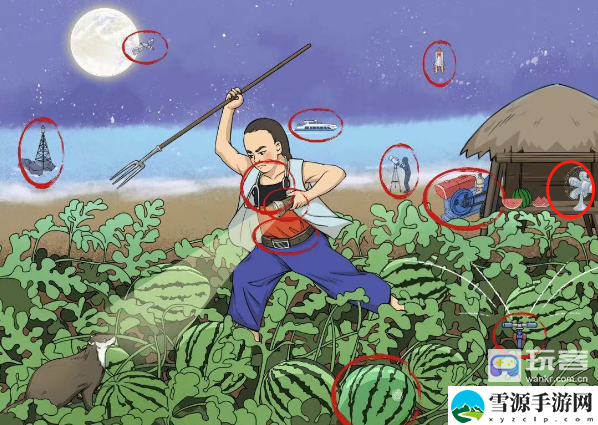 老六爱找茬少年闰土过关答案攻略 稀有材料全收集方案