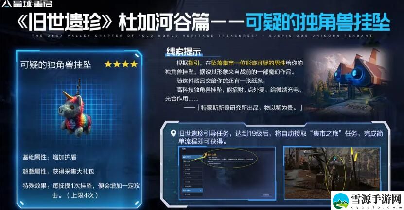 星球重启杜加河谷旧世遗珍位置大全