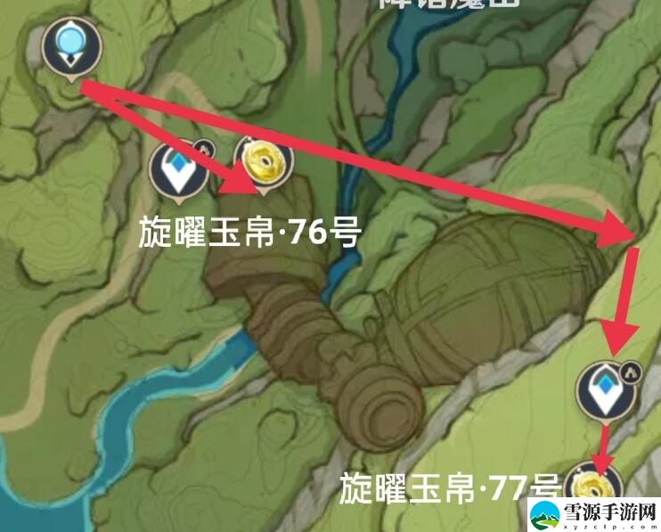 原神3.0旋曜玉帛拾取位置在哪
