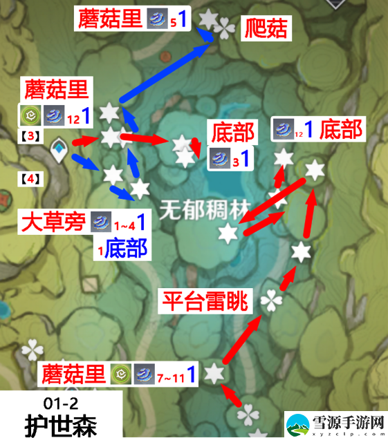 原神树王圣体菇的具体位置在哪
