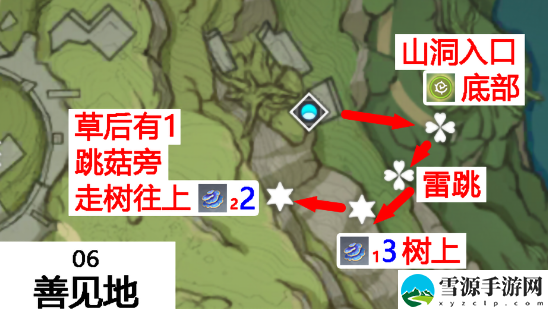 原神树王圣体菇的具体位置在哪