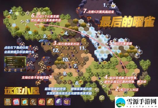 剑与远征最后的曜雀路线图怎么打 最后的曜雀攻略通关路线一览