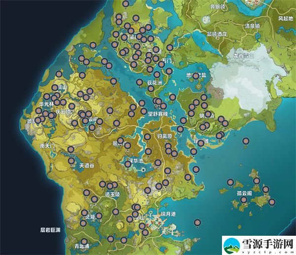 原神几个最难找的岩神瞳 原神最难找的岩神瞳位置