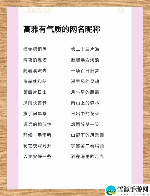 17c永久网名，网友感叹：这一代人的社交密码与情感寄托